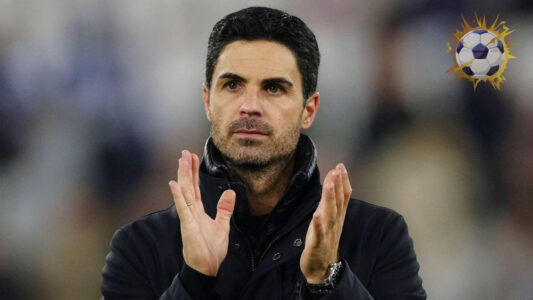 ميكيل أرتيتا يتحدث لوسائل الإعلام بعد مباراة أرسنال ومانسفيلد في كأس الاتحاد الإنجليزي.