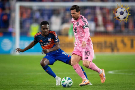 ليونيل ميسي بقميص إنتر ميامي في الدوري الأمريكي