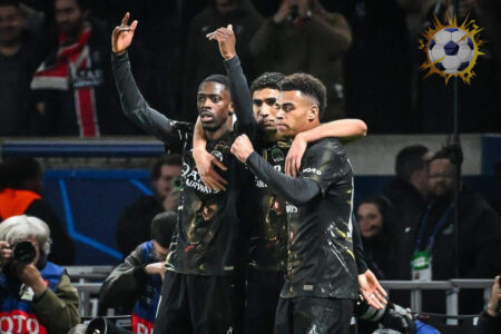 شعار نادي باريس سان جيرمان ونادي لانس في الدوري الفرنسي